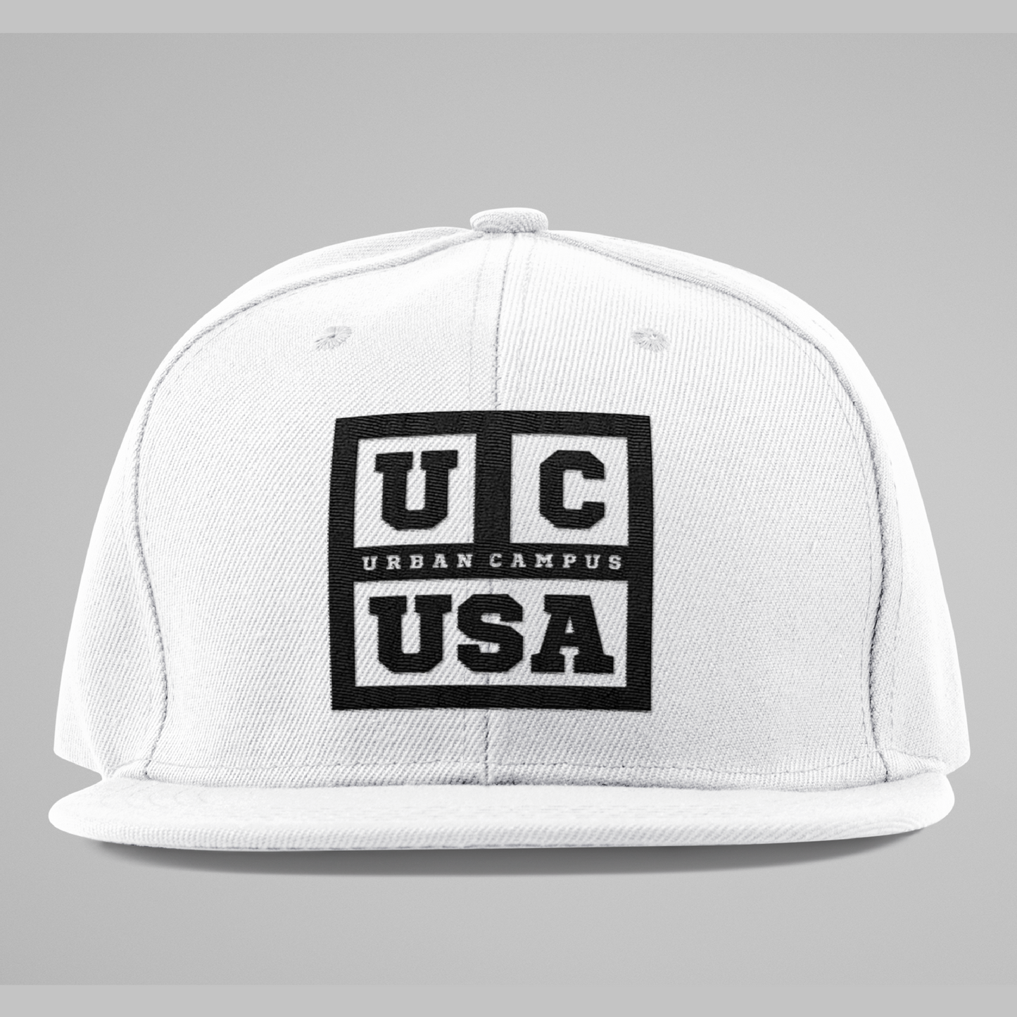 “CROWN THE CAMPUS” Hat – Black/White